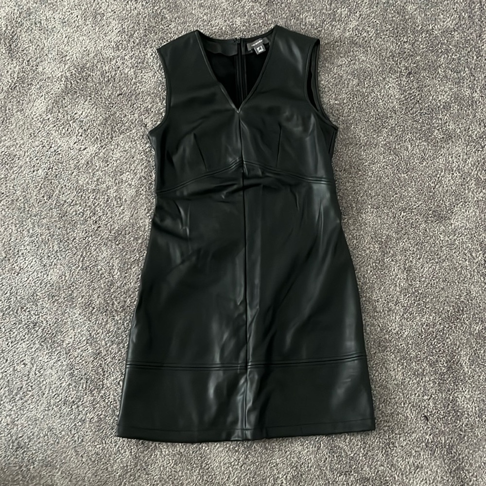 Leather dress
